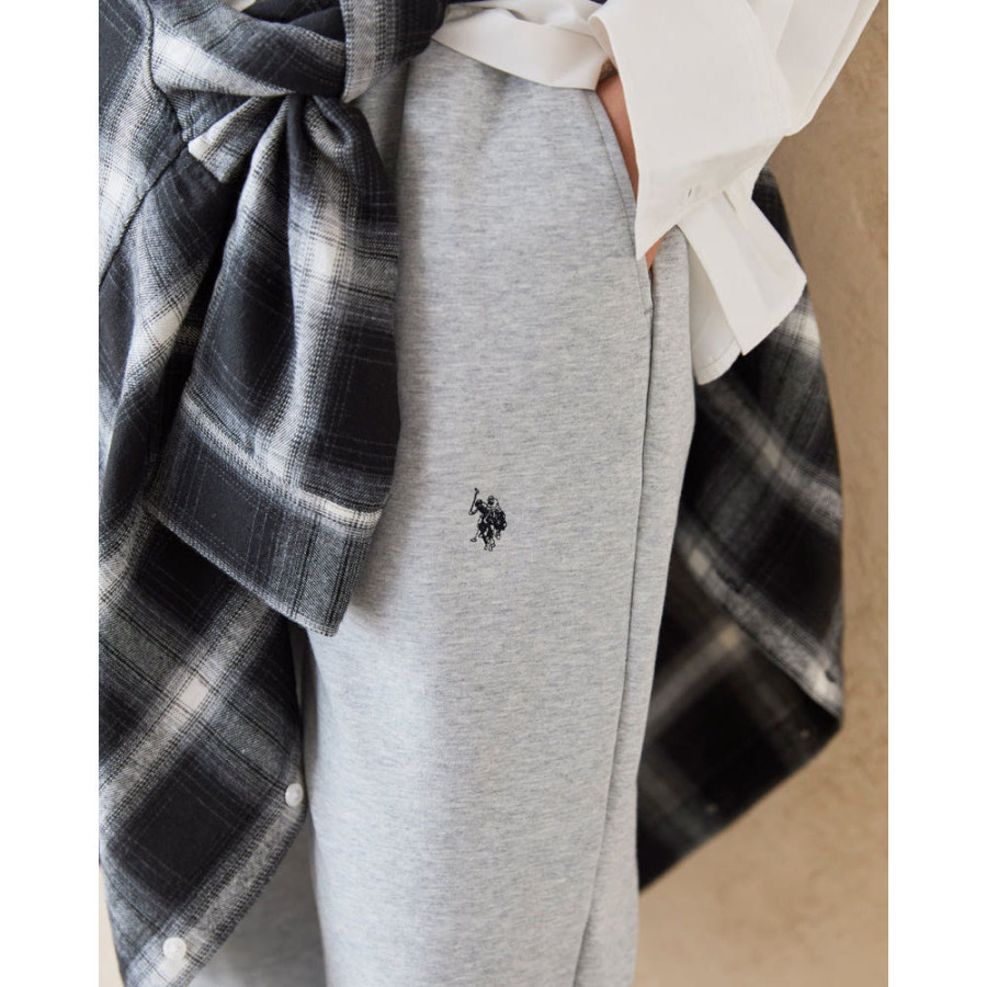 U.S. POLO ASSN. 유에스폴로에센 더블 호스맨 자수 스웨트 팬츠 3컬러 PLM53330