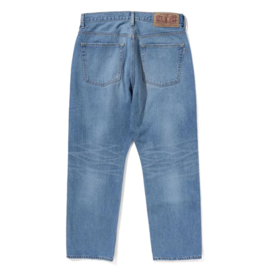 베이프 샤크 루즈핏 13OZ 데님 팬츠 2컬러 1L80150006