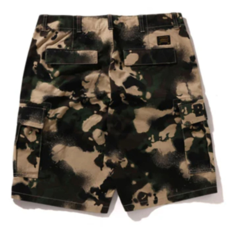 베이프 맵 카모 레귤러핏 카고 반바지 2컬러 1L30153003