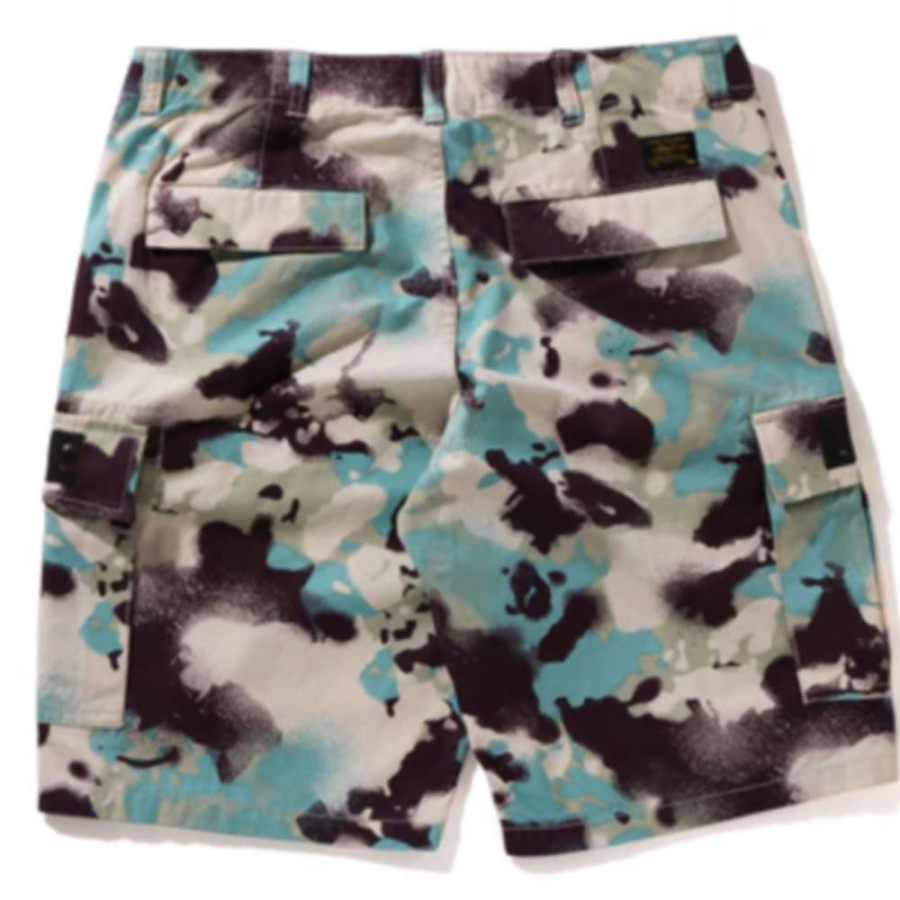 베이프 맵 카모 레귤러핏 카고 반바지 2컬러 1L30153003