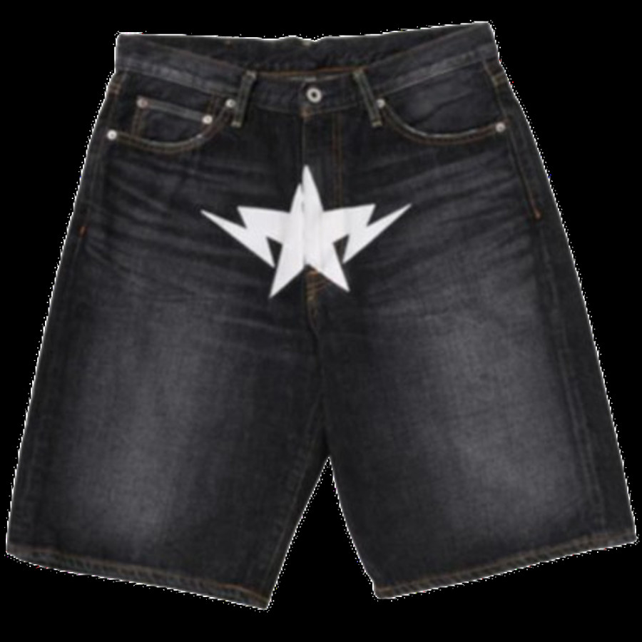 베이프 트윈 STA 릴렉스핏 데님 반바지 2컬러 1L30151004