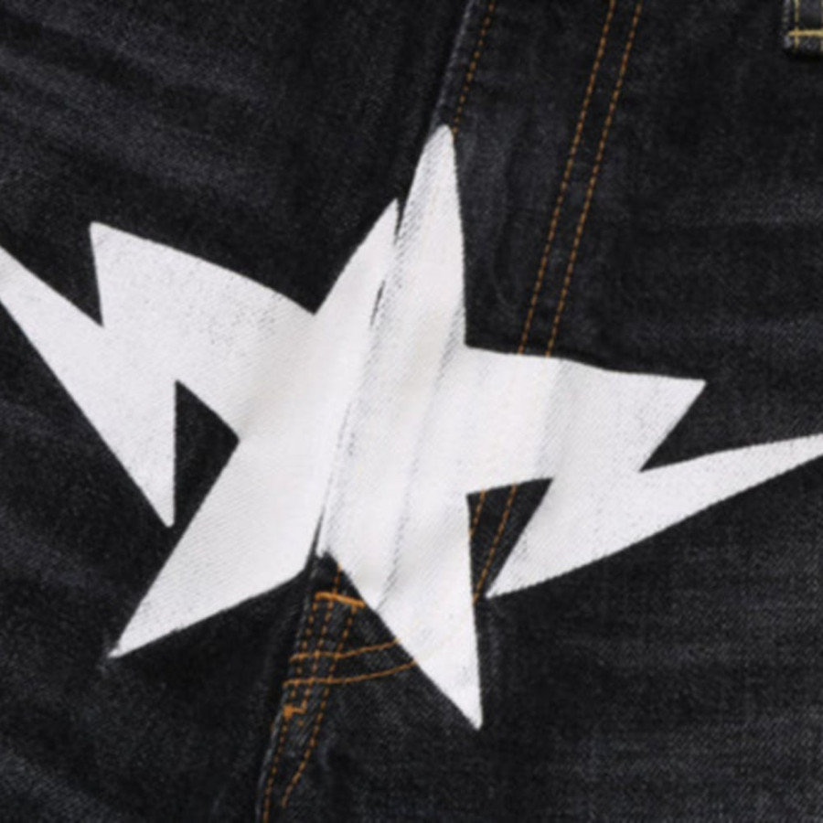 베이프 트윈 STA 릴렉스핏 데님 반바지 2컬러 1L30151004