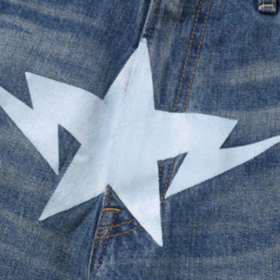 베이프 트윈 STA 릴렉스핏 데님 반바지 2컬러 1L30151004