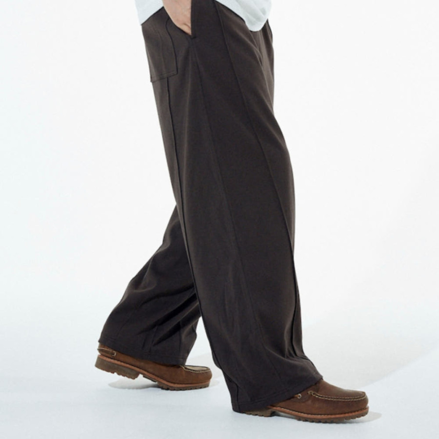 프릭스스토어 커브 실루엣 본딩 와이드 스웨트 팬츠 4컬러 1043248901189