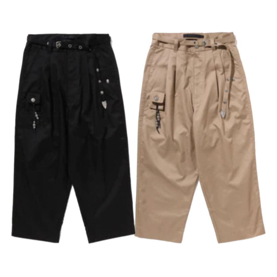 베이프 블랙 벨티드 에어포드 치노팬츠 2컬러 1L30152314