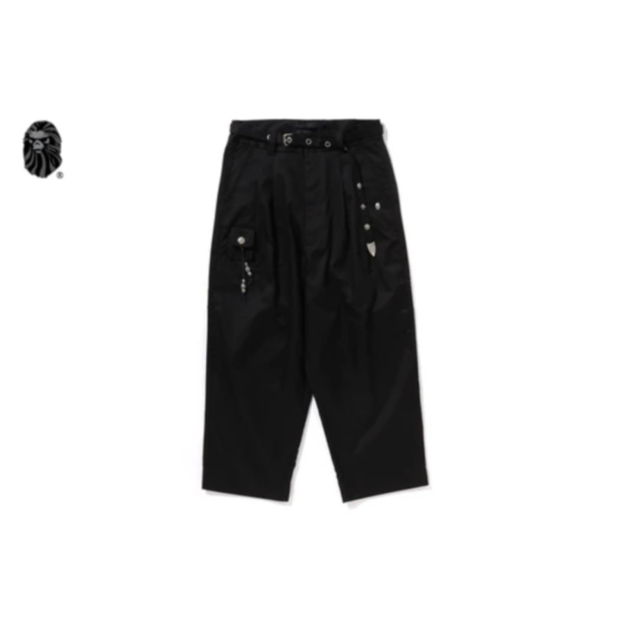 베이프 블랙 벨티드 에어포드 치노팬츠 2컬러 1L30152314