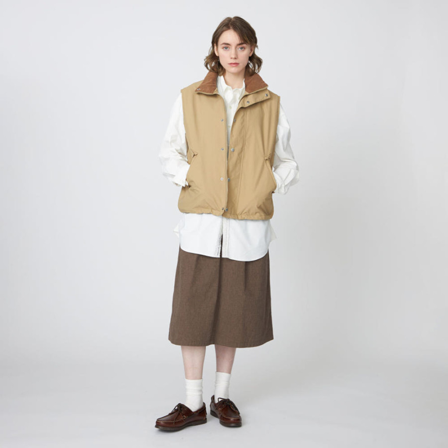 나나미카 여성 코튼 버프 클로스 구르카 스커트 2컬러 S25SE061