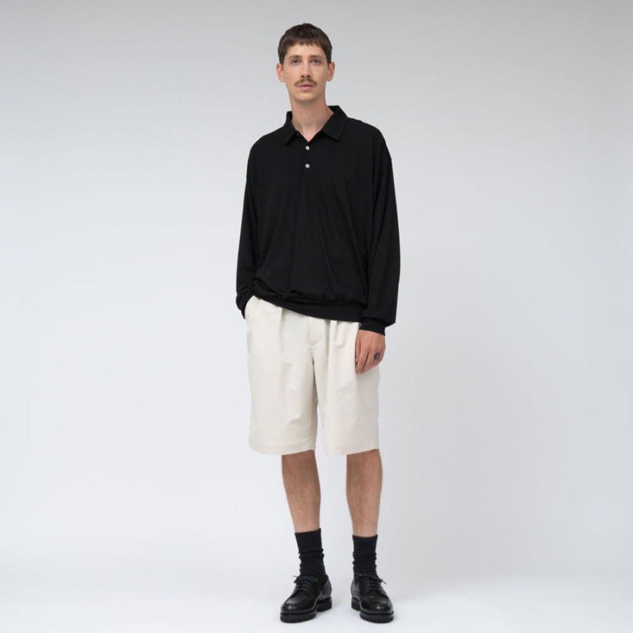 나나미카 알파드라이 더블 플리츠 반바지 3컬러 S25SD052