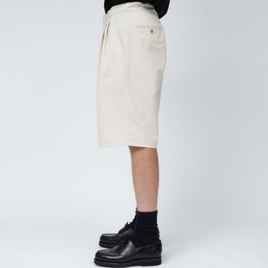 나나미카 알파드라이 더블 플리츠 반바지 3컬러 S25SD052