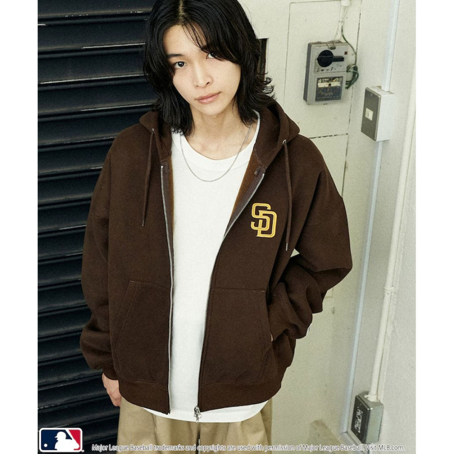 퍼블럭스 MLB 별주 스웨트 후드집업 3컬러 3110220800052