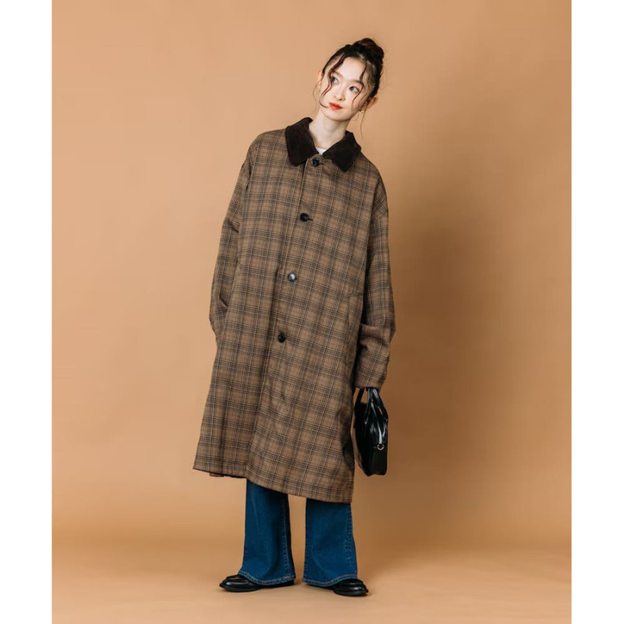 프릭스스토어 빅실루엣 리버시블 코듀로이 스텐카라 코트 4컬러 1252248900232