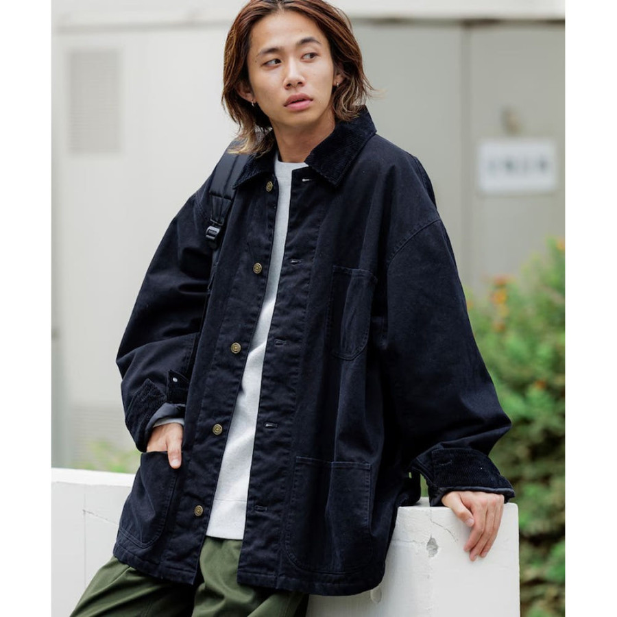 프릭스스토어 오버핏 코듀로이 전환 덕 커버올 재킷 4컬러 1251248900731