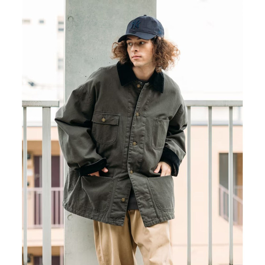 프릭스스토어 오버핏 코듀로이 전환 덕 커버올 재킷 4컬러 1251248900731