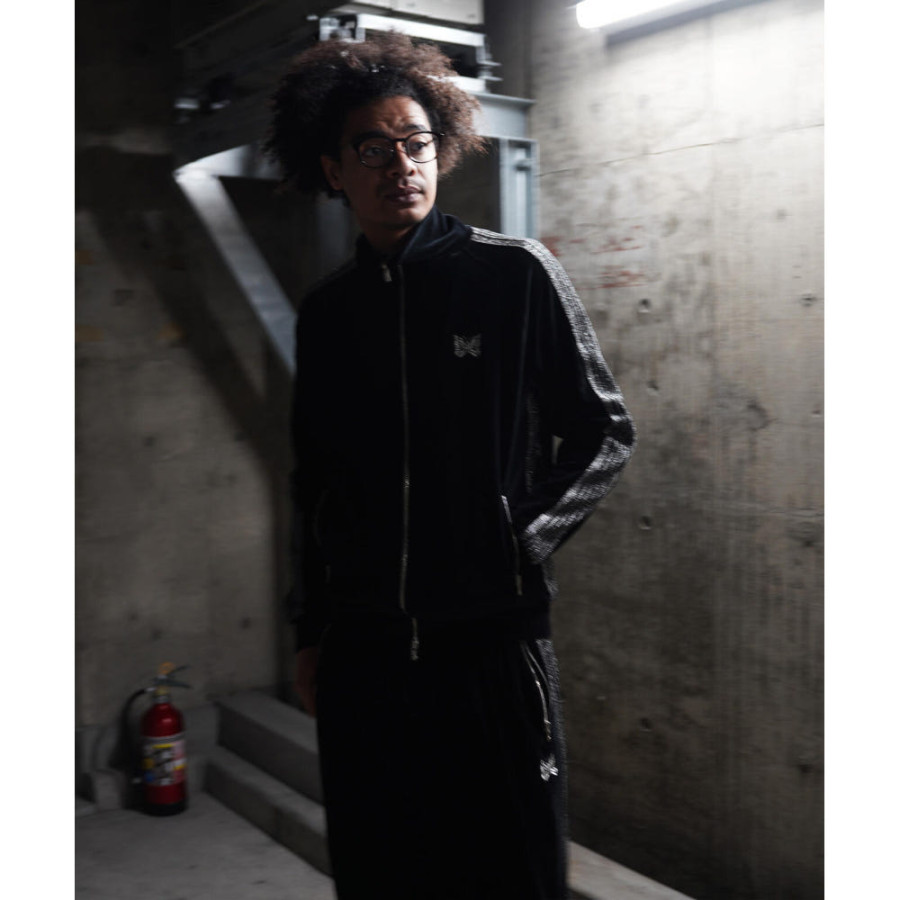 니들스 LHP 익스클루시브 트랙자켓 C/PE 벨루어 블랙 7846152282