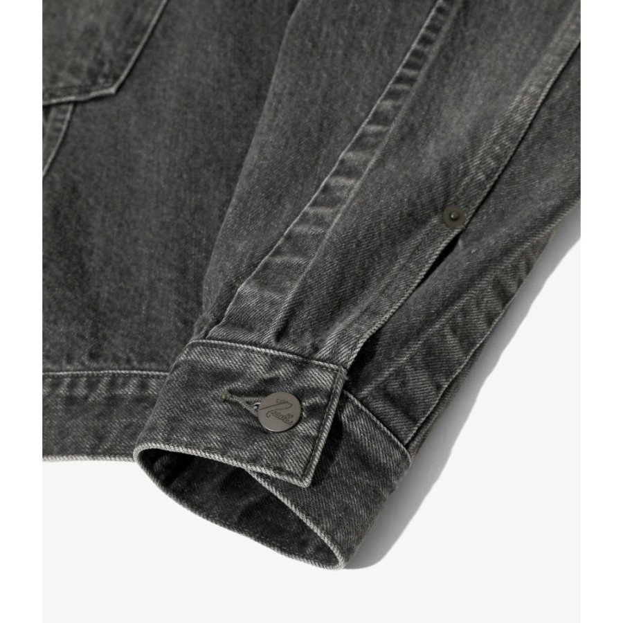 니들스 다트 진 재킷 12OZ 데님 블랙 SX199B