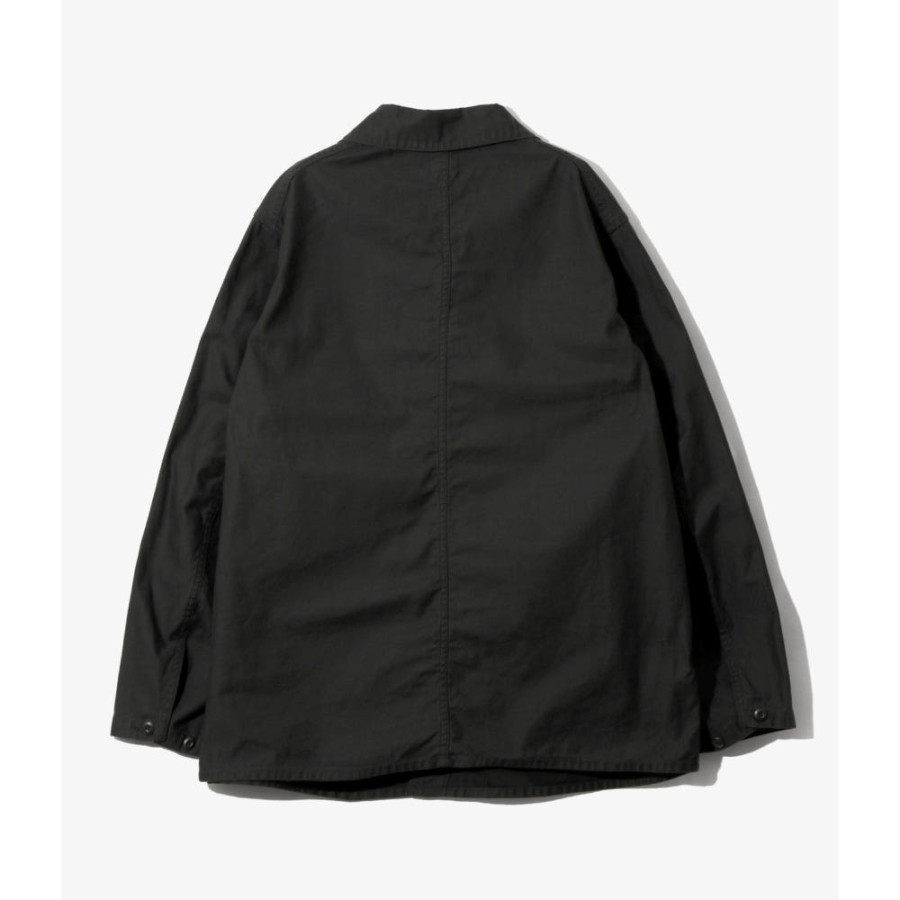 니들스 커버올 리버스드 새틴 재킷 블랙 SX168B