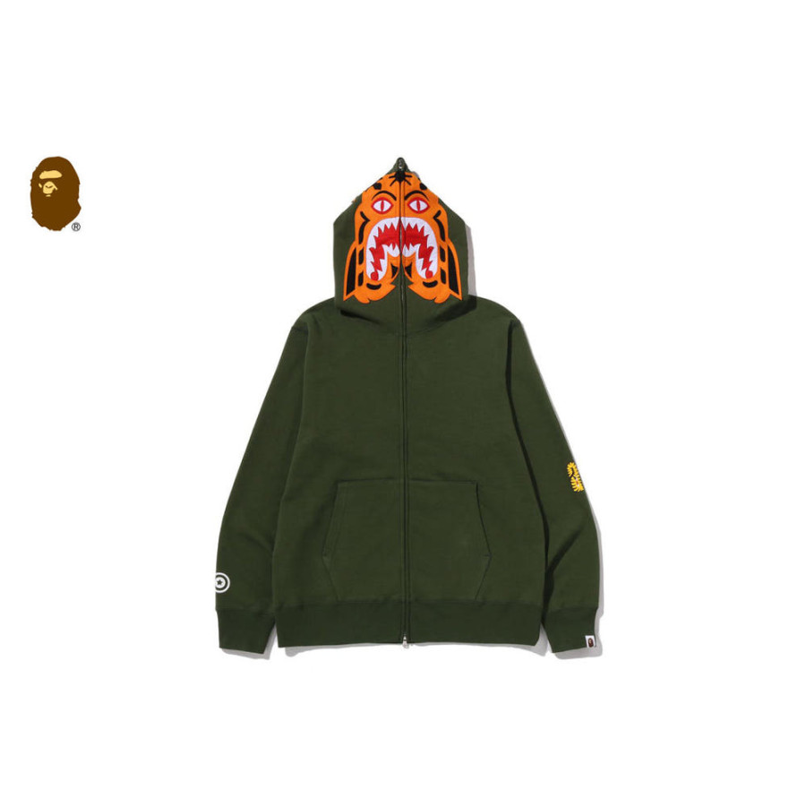 베이프 타이거 풀 후드 집업 4컬러 1L70115003