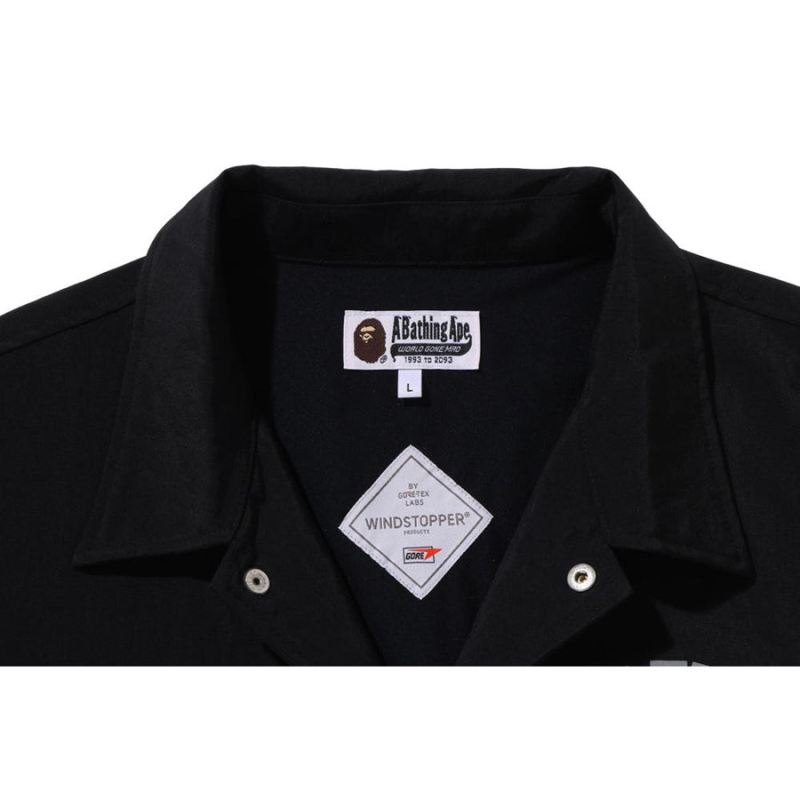 베이프 고어 텍스 윈드 스토퍼 칼리지 코치 자켓 2L 블랙 1L70140002