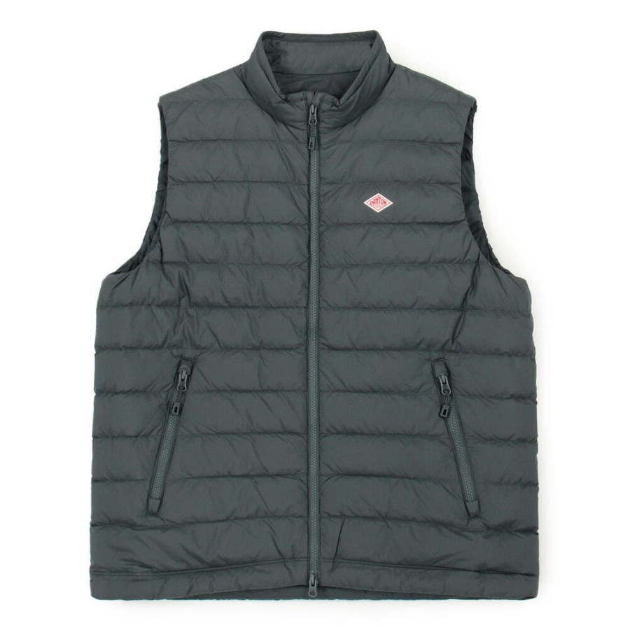 단톤 남성용 나일론 태피타 미들 다운 스탠드 칼라 조끼 3컬러 DT-A0565 NRP DNB252M101-0013