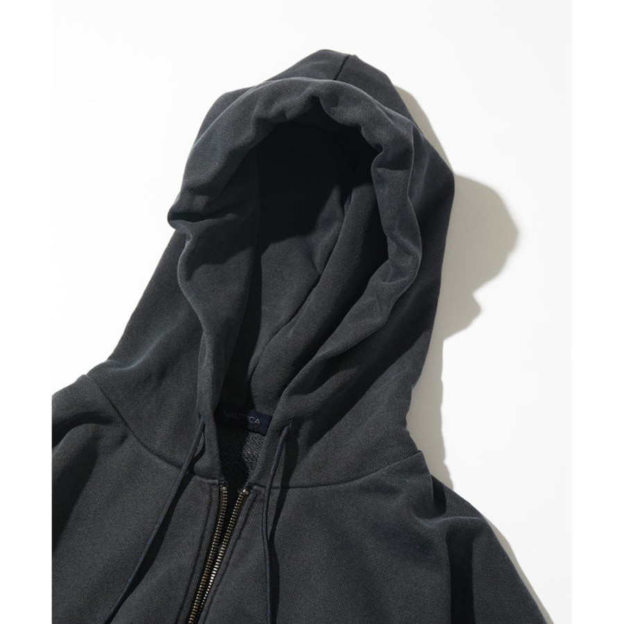 프릭스스토어 노티카 피그먼트 워싱 히든 로고 스웨트 더블 지퍼 후드집업 3컬러 1024207500018