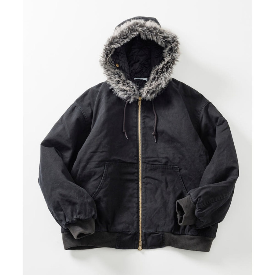 프릭스스토어 페이크퍼 후드 집업 블루종 3컬러 1053248900601