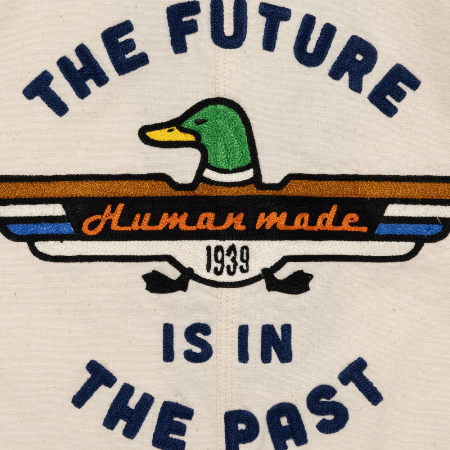 휴먼메이드 워크 자켓 화이트 HM30JK007