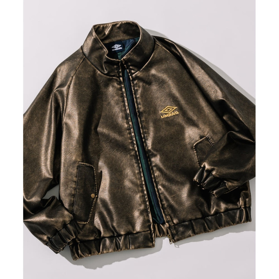 프릭스스토어 별주 엄브로 Tempalay 레더렛 스탠드업 자켓 2컬러 1059394400024