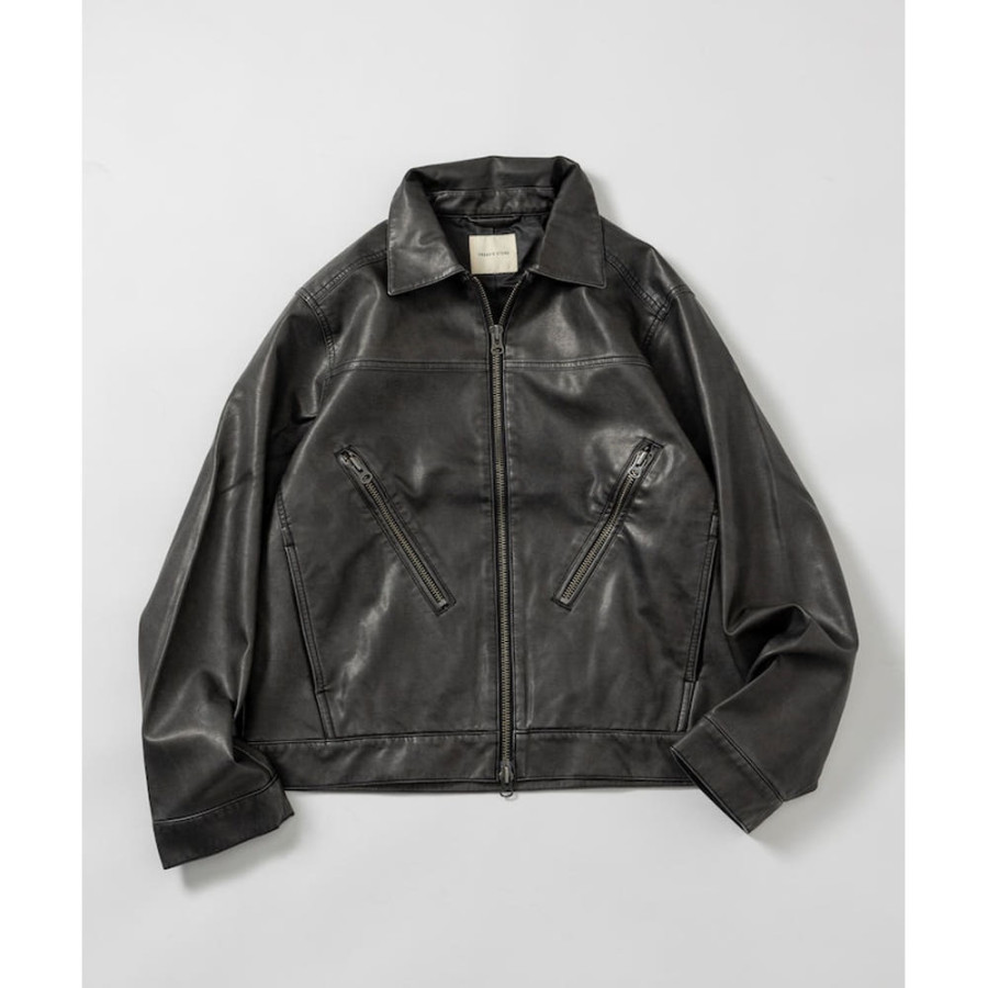 프릭스스토어 레자 지퍼 라이더 재킷 3컬러 1051248901939