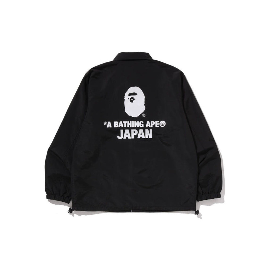 베이프 컬리지 원 포인트 코치 자켓 블랙 1L72140001