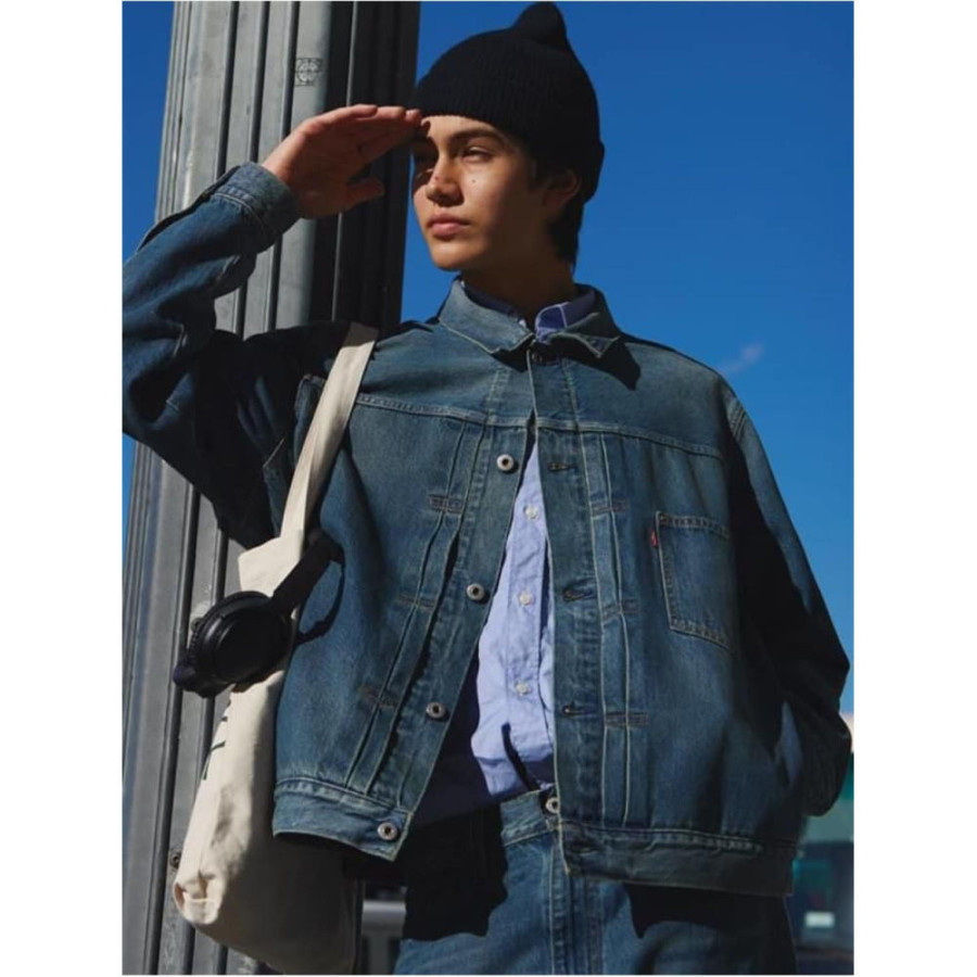 리바이스 일본 리미티드 타입 I 트러커 데님 자켓 네이비 003ZU0000-003-u NW2341