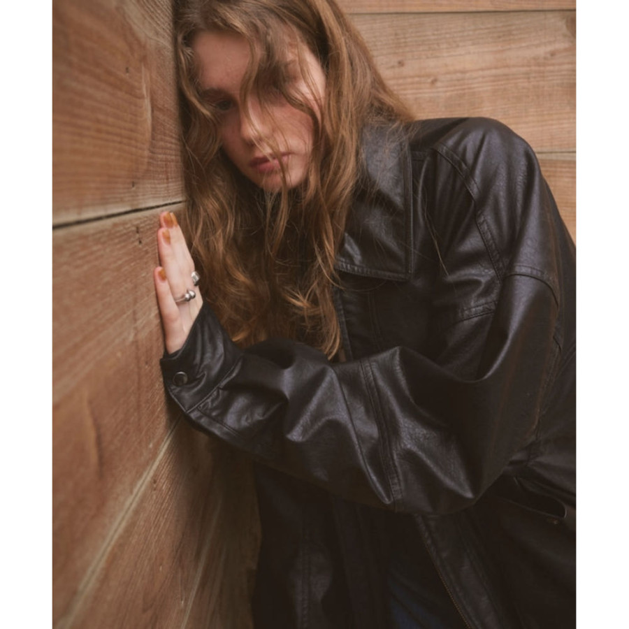 프릭스스토어 페이크 가죽 자켓 블루종 3컬러 1153248901462