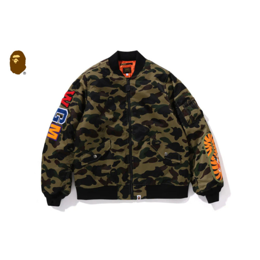 베이프 1ST 카모 샤크 MA-1 자켓 2컬러 1L30141003
