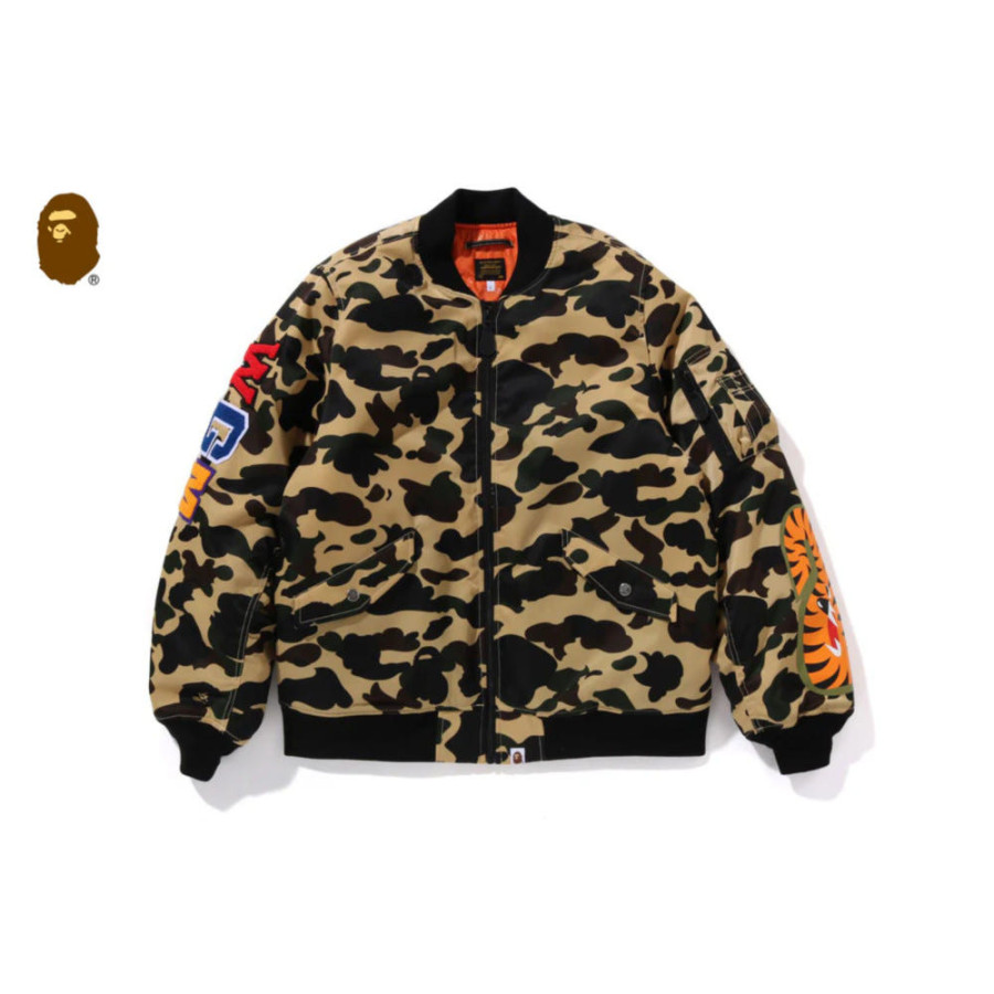 베이프 1ST 카모 샤크 MA-1 자켓 2컬러 1L30141003