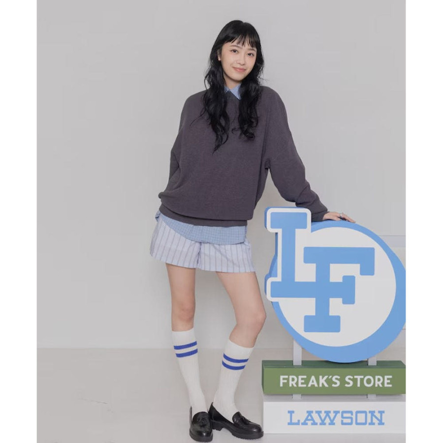 프릭스스토어 X 로손 릴렉스 핏 이지 워쉬 니트 2컬러 1230403600002