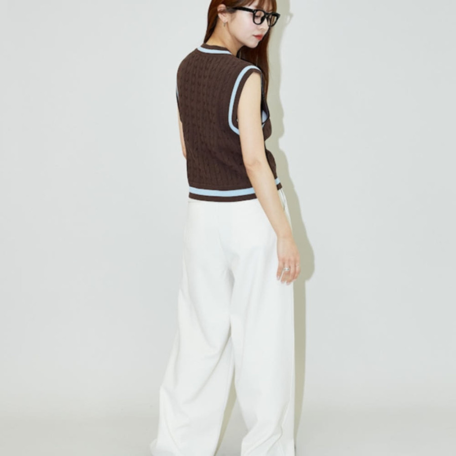 퍼블럭스 U.S. POLO ASSN. 유에스폴로에센 별주 칠든 니트 베스트 3컬러 3236291600001