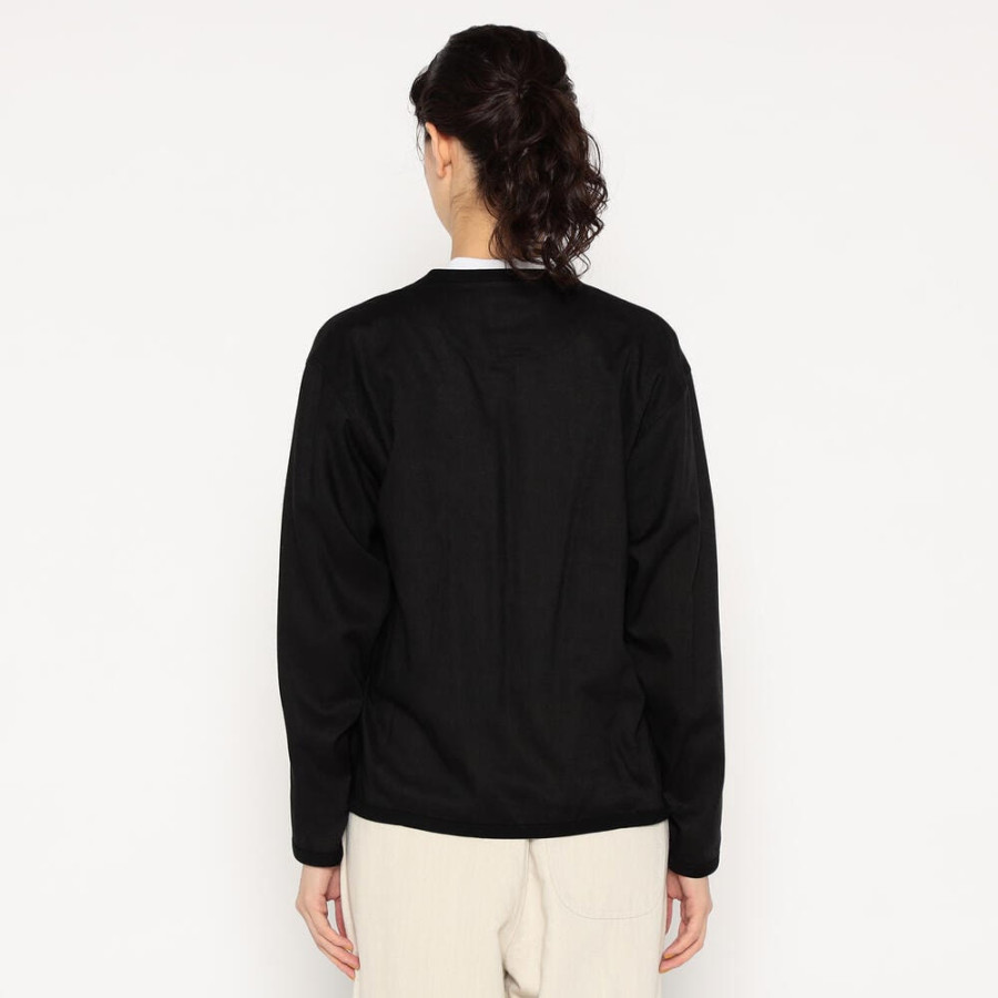 단톤 여성 린넨 폴리에스터 코튼 카디건 셔츠 4컬러 DT-B0349 LIP DNB251L104-0021