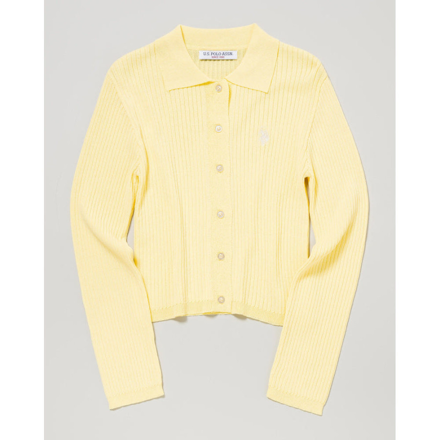 U.S. POLO ASSN. 유에스폴로에센 폴로 니트 가디건 더블홀스맨 자수 4컬러 PLL51417