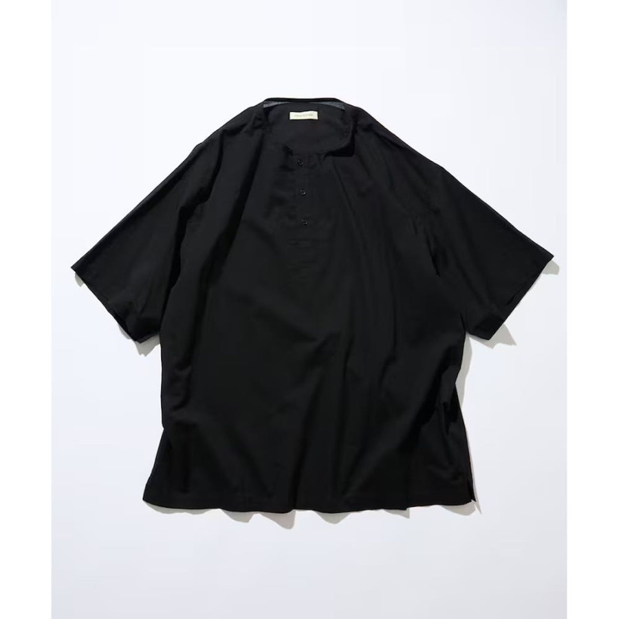 프릭스스토어 릴랙스핏 헨리넥 풀오버 반팔 셔츠 5컬러 1207248900045