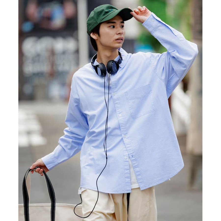 프릭스스토어 빅실루엣 옥스포드 버튼다운 셔츠 4컬러 1201248900284