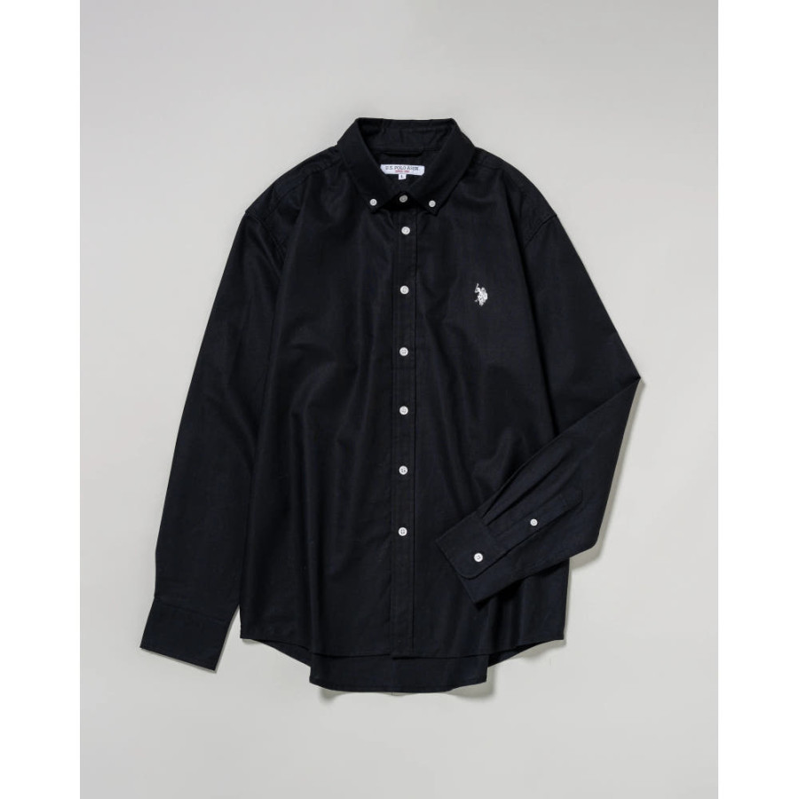 U.S. POLOASSN. 유에스폴로에센 옥스포드 셔츠 더블 호스맨 자수 4컬러 PLM53700