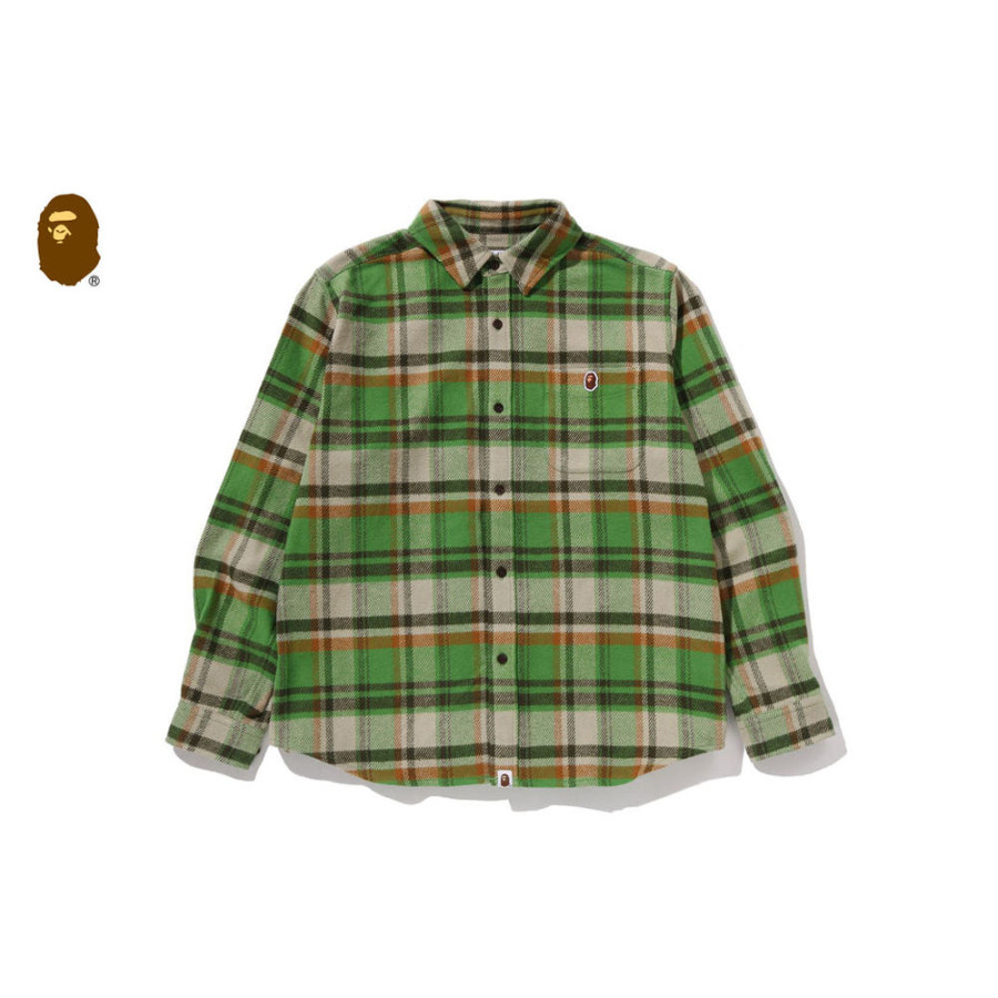 베이프 체크 셔츠 3컬러 1L80131001