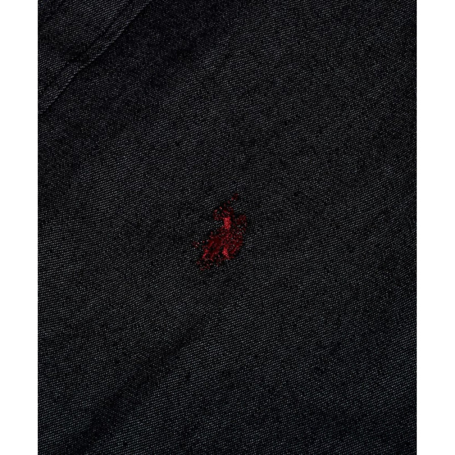 U.S. POLO ASSN. 유에스폴로에센 PUBLUX 별주 원포인트 자수 데님 셔츠 3컬러 3101291600010