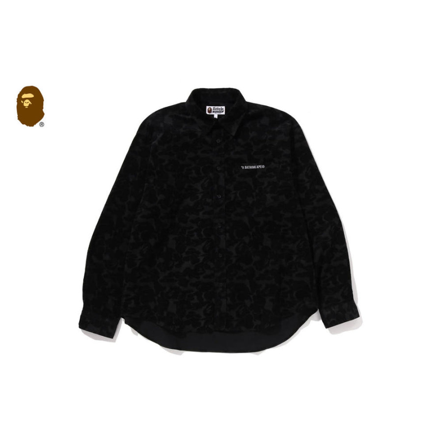 베이프 솔리드 카모 코듀로이 릴렉스핏 긴팔 셔츠 2컬러 1L80131004