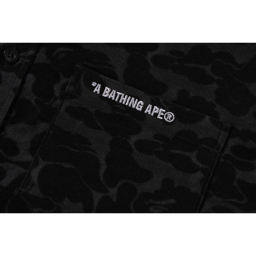 베이프 솔리드 카모 코듀로이 릴렉스핏 긴팔 셔츠 2컬러 1L80131004