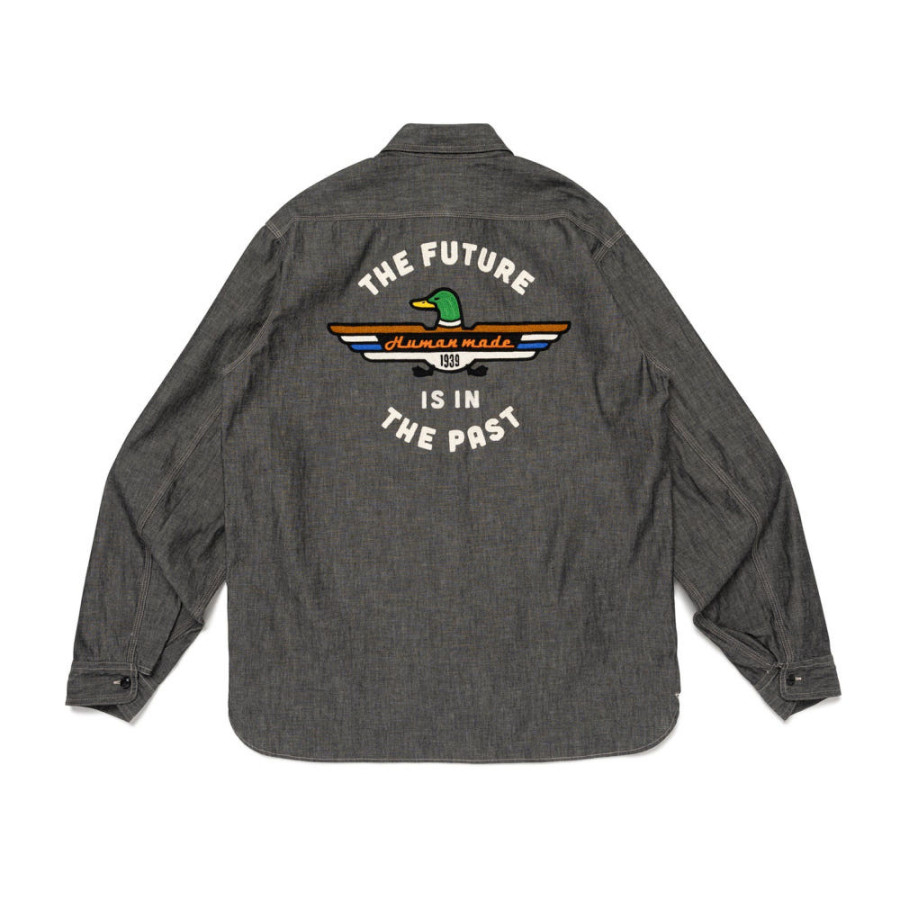 휴먼메이드 샴브레이 셔츠 2컬러 HM30SH003