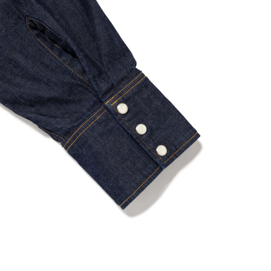 휴먼메이드 데님 웨스턴 셔츠 인디고 HM30SH001