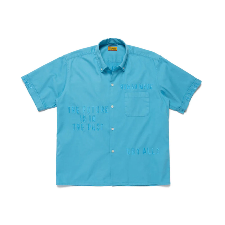 휴먼메이드 오픈 카라 BD 셔츠 3컬러 HM29SH022