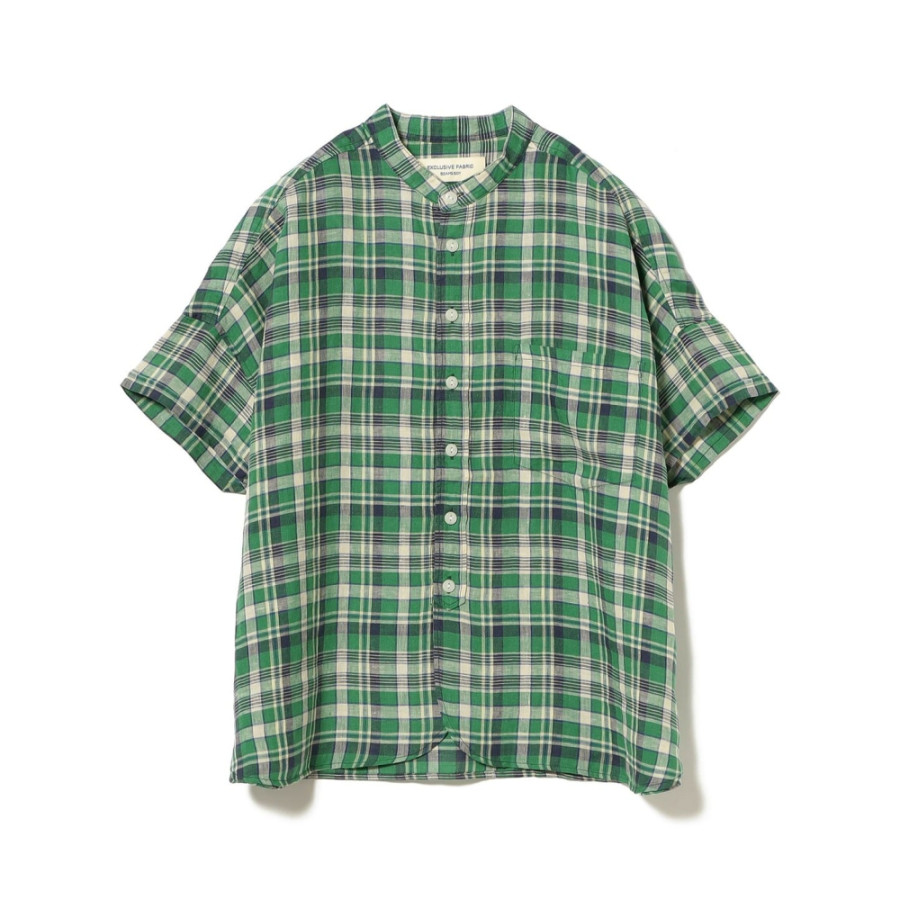 빔즈 보이 린넨 체크 반팔 셔츠 3컬러 13-01-0135-803