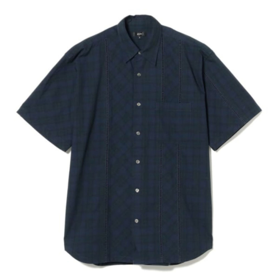 빔즈 레이스 격자체크 셔츠 2컬러 11-01-0563-803