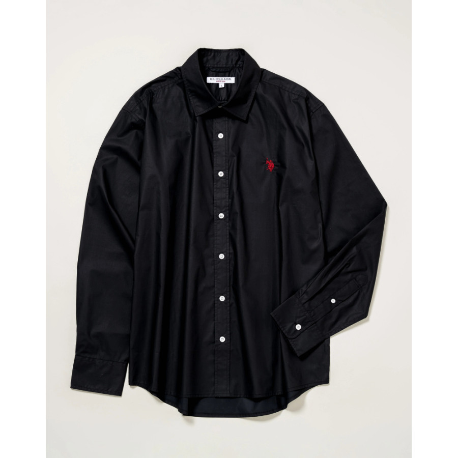 U.S. POLO ASSN. 유에스폴로에센 레귤러 카라 브로드 셔츠 더블홀스맨 자수 3컬러 PLM52709